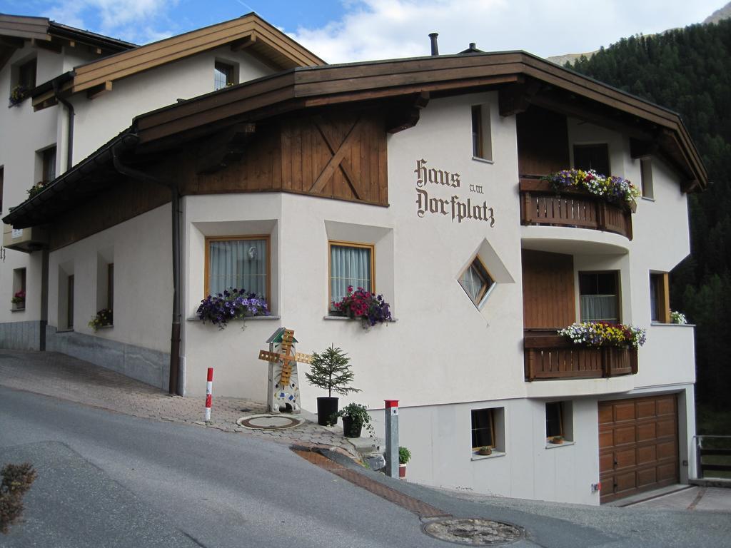 Haus Am Dorfplatz Apartment Samnaun Bagian luar foto