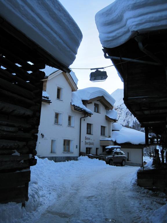 Haus Am Dorfplatz Apartment Samnaun Bagian luar foto
